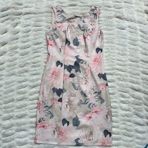 White House Black Market (WHBM) Floral Print Dress, Size 10